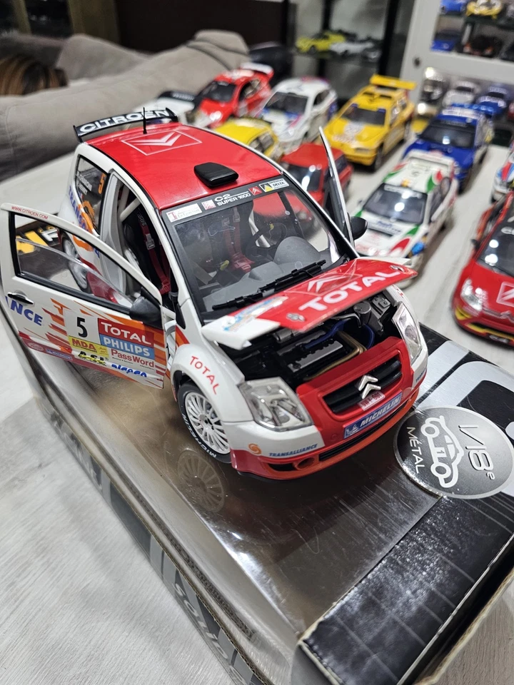 Citroën C2 Super 1600 P. HENRY/JP. CHIARONI #5 2004 1:18 Solido - Immagine 3 di 4