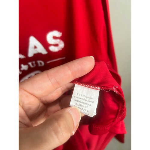 Camicia HEB Texas rossa manica lunga comoda casual da lavoro taglia L - Foto 10 di 17