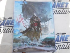 Matt Ryan Edward Kenway Assassins Creed Black Flag signed 11x14 photo JSA COA
