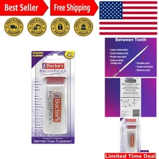 Gentle Interdental Brushes & Dental Picks - Portable 120 Count Pack for Travel