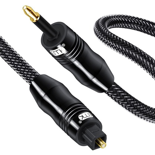 EMK Optisches Toslink Kabel auf Mini Toslink Kabel 3.5 (Nicht AUX) Optische Audiokabel - Bild 8 von 24
