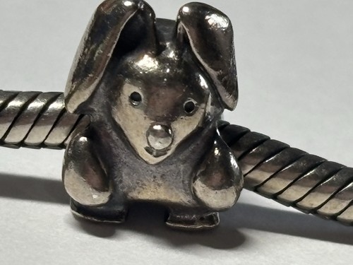 7" Pandora Sterling Silver Bracelet with 7 Beads and Charms - Picture 5 of 15