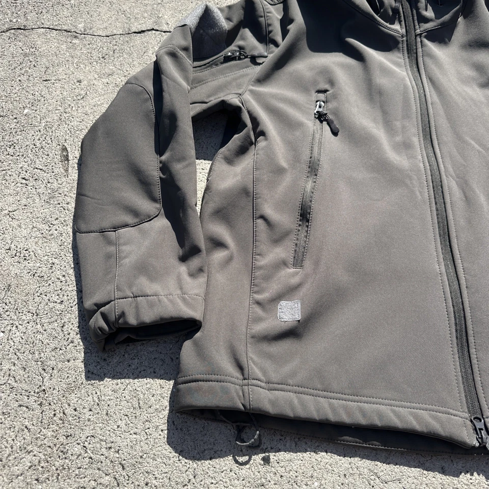 Triple Aught Design TAD Gear Stealth Jacket Hoodie Men's Medium Full Zip Nylon - Image 3 of 4