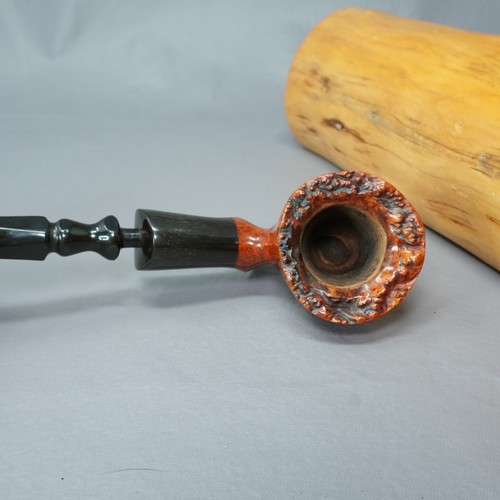 PUJ Handmade Denmark Smooth Freehand Estate Briar Tobacco Pipe - Bild 10 von 17