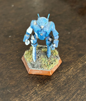 Battletech Painted Metal Miniature ''Mongoose'' House Steiner Lyran Guard Based