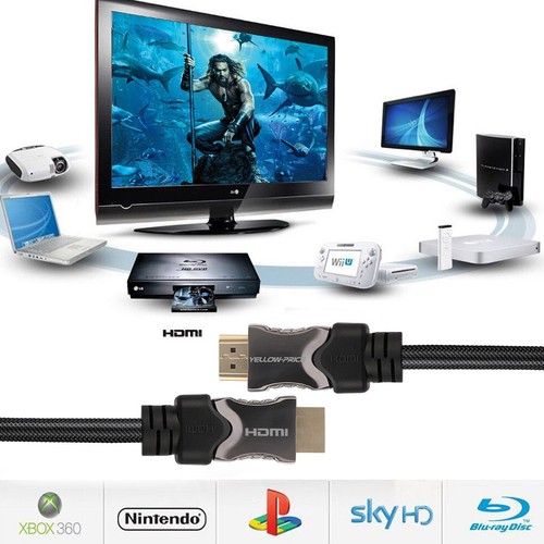 15 Fuß HDMI Kabel 8k Ethernet HDCP 2.2 eARC HDR 3D für PS5/4, Blu-ray, Sky, Monitor - Bild 6 von 8