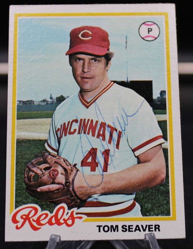 Tom Seaver Signed 1978 Topps #450 Cincinnati Reds Autograph JSA COA ZJ17838 - Picture 2 of 4