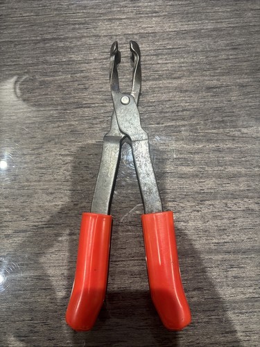 Blue Point (By Snap On) 10" LONG VALVE STEM SEAL PLIERS WITH RED GRIPS YA8230 - Picture 2 of 6