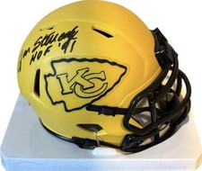 Kansas City Chiefs Jan Stenerud Signed Chiefs Rave Mini Helmet Beckett Certified