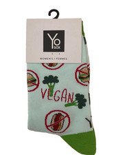 Woman's Socks size 6-10 BRAND NEW Brand Yo Sox a perfect gift for a vegan