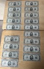 (18) 1934 $5 United States Silver Certificates