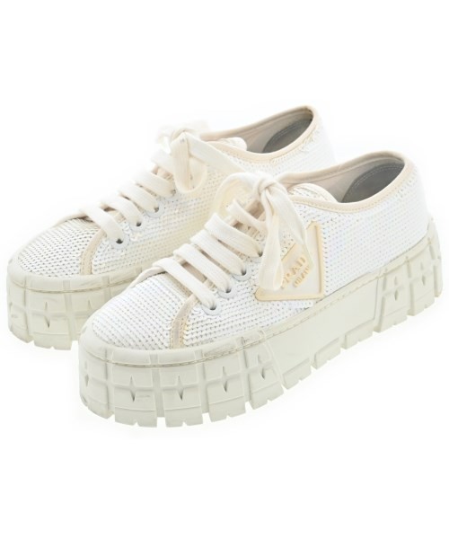 Prada White Sneakers EU35 Size 21.5cm Style 2200576327053-image