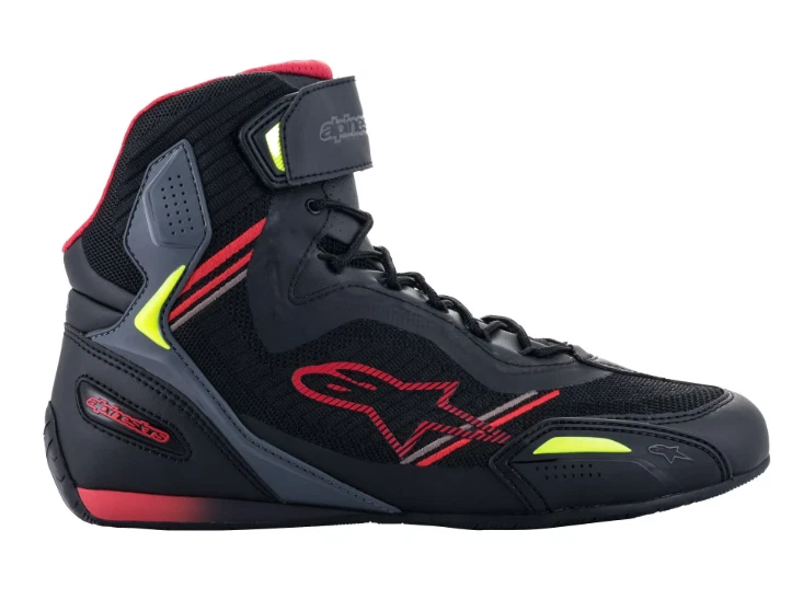 Alpinestars Faster 3 Ride Knit Black Red Yellow Fluo, photo 2 of 5