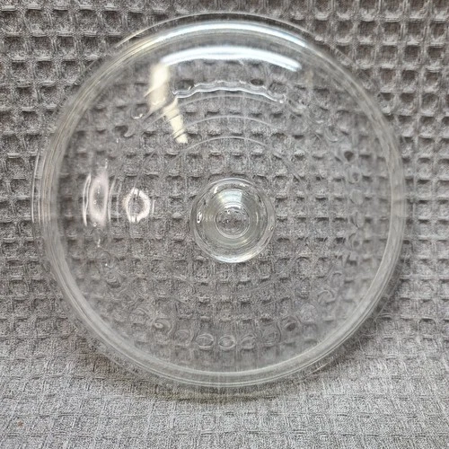 Vintage Cast Iron Wagner Ware C-8 Glass Dome Lid Fits 10" Skillet Made In USA