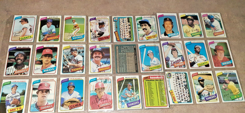 1980 TOPPS BASEBALL COMPLETE SET NM or BETTER 726 CARDS. MINTY, FREE USPS - Picture 12 of 12