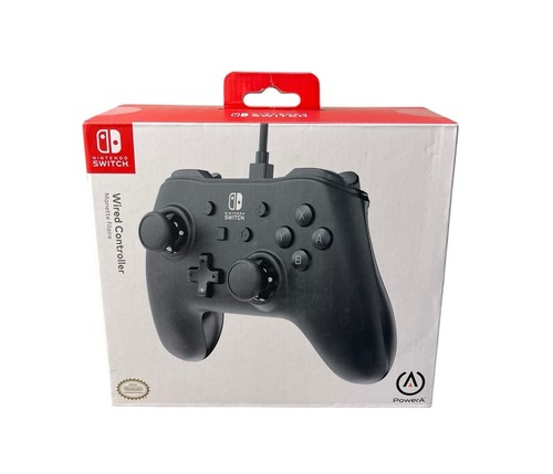 PowerA 1511370-02 Nintendo Switch Wired Controller Black NEW