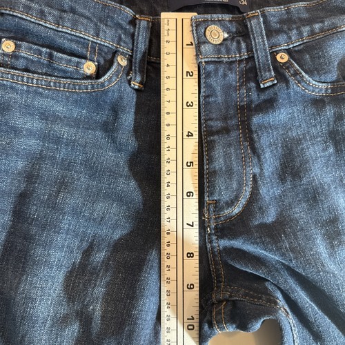 Hollister Herren Slim Straight Jeans Epic Flex W29 L34 Dark Wash Denim - Bild 4 von 11