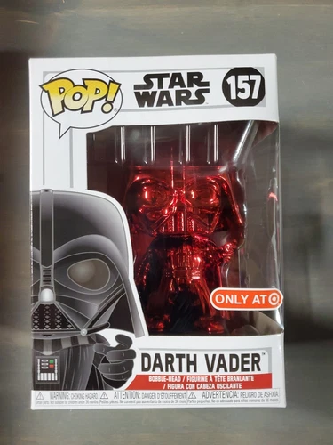Funko Pop Star Wars Bobble-Head Red Darth Vader 157 Target Exclusive READ