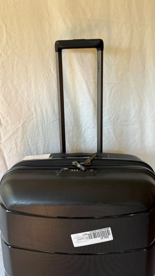 Equipaje giratorio Samsonite Outline Pro 25" lado duro medio check-in TSA negro $480 Foto 4 de 4
