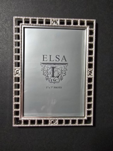 Lot Of 4 Vtg Picture Frames 5x7 Gold Silver ELSA Decor Gifts Wall Art Collage - Picture 5 of 14