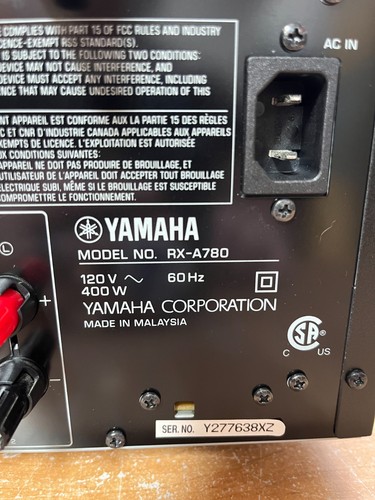 Yamaha RX-A780 Aventage AV Receiver 7.2-ch 4K Ultra HD Dolby Atmos Music Cast - Picture 3 of 3