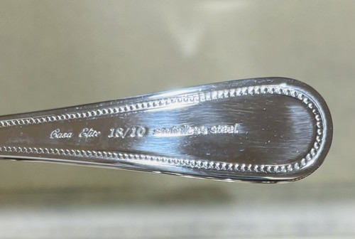 Neu im Karton 72-teiliges Casa Elite 18/10 Edelstahl-Besteckset Desegno abschließbares Etui zweifarbig - Bild 5 von 7