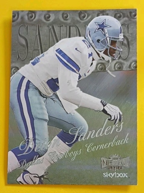 1999 Skybox Metal Universe - Deion Sanders #145 Neon Deion Dallas Cowboys