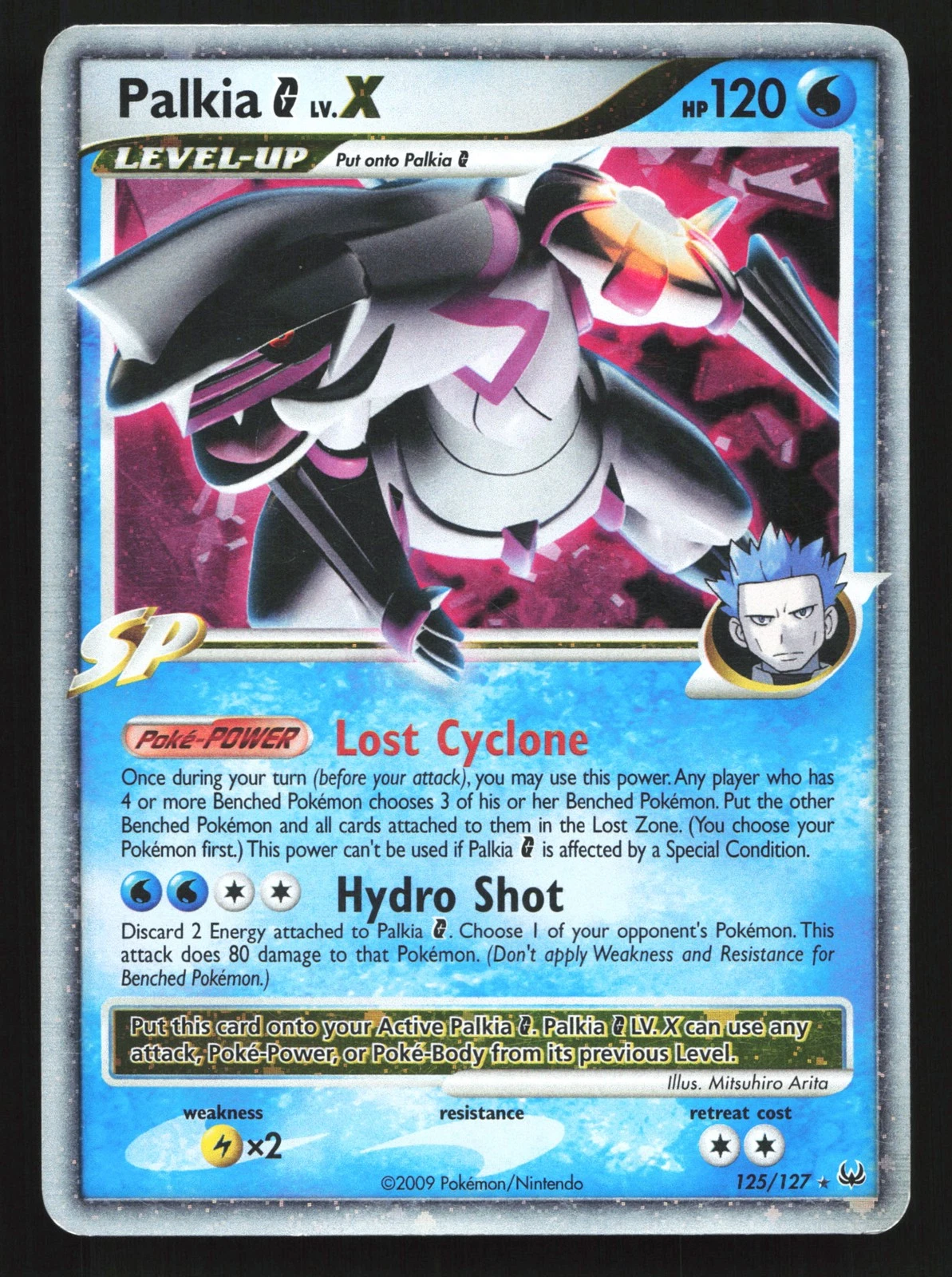 Palkia G LV. X 125/127 Platinum Ultra Rare Pokemon Card
