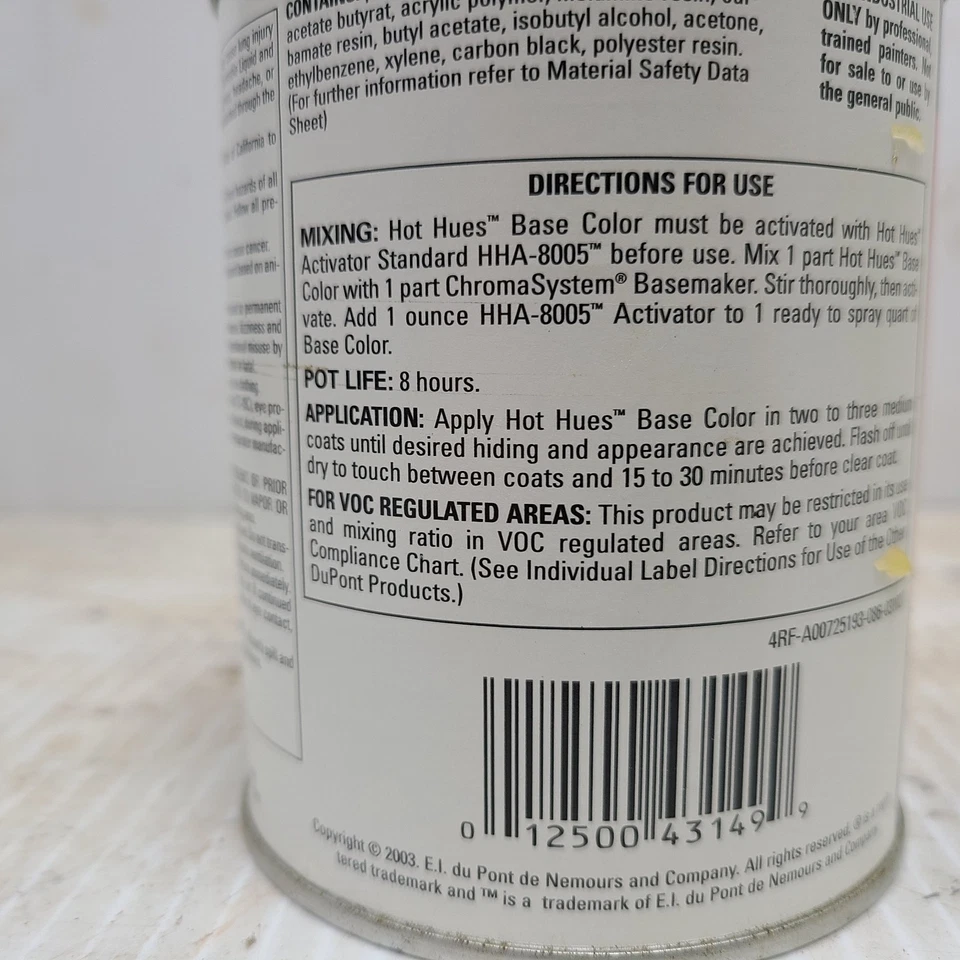 Aerógrafo Dupont púrpura ciruela baya pintura personalizada tonos calientes pinta Foto 2 de 2