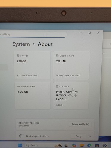 Lenovo ThinkPad 13 Gen 2 13.3" CORE i3-7100U 2.4GHZ 8GB 256GB,T/SCREEN,SL25 - Picture 4 of 15