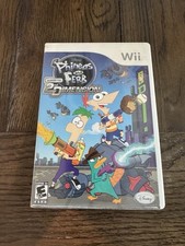 Nintendo Wii Phineas and Ferb Across the 2nd Dimension game & case, tested works