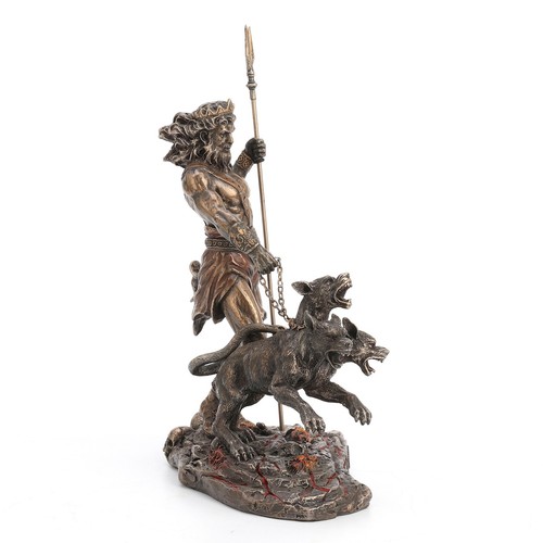 Veronese Design Hades Greek God of the Underworld Statue Cold Cast Bronze Finish - Picture 3 of 9