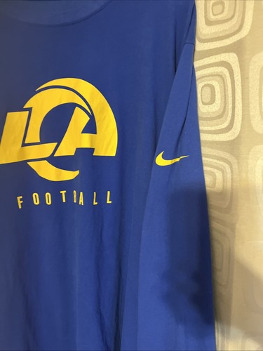 Los Angeles Rams NFL & Nike Logo Long Sleeve 2XL Dri Fit Shirt - Bild 6 von 7