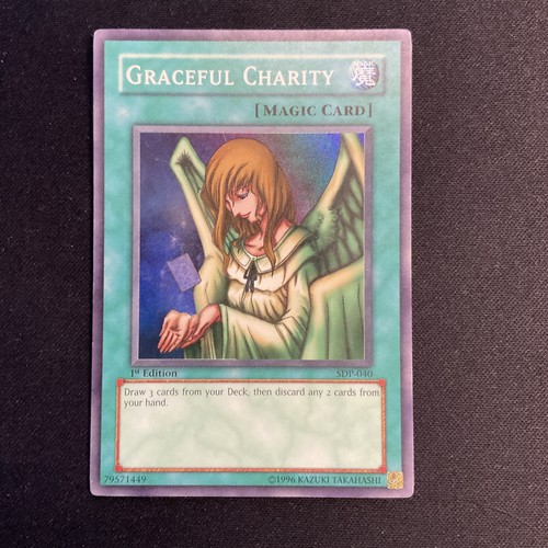 Graceful Charity SDP-040 Super Rare 1. Auflage Near Mint Yugioh