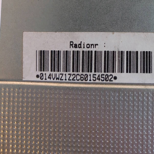 radio pour VOLKSWAGEN GOLF (1K) 2.0 TDI Ber. 1896cc 2003-2010 500b67 1K0057186JX - Picture 1 of 5