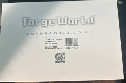 Warhammer 40K Tau - Forgeworld Supremacy Armour Multi-driver Kit NEW Box