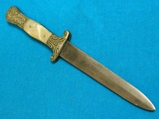 ANTIQUE IXL WOSTENHOLM SHEFFIELD PEARL LIBERTY DIRK DAGGER STILETTO BOWIE KNIFE