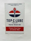 Vintage 1950 American Oil Co. Chicago. Metal Sign Top -C-Lube/Deicer Petroliana