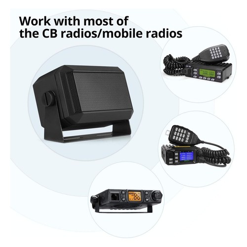 Car Radio External Speaker Rectangular 3.5Mm Plug 5W Cb External Speaker Fo IDM - Zdjęcie 7 z 12
