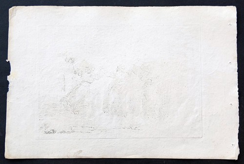 Bartolomeo Pinelli 1809 stampa antica lite femmine donne roma acquaforte - Picture 5 of 6