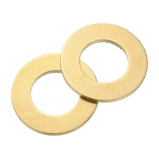 M18 Flat Washer, 3Pcs Brass Ring Washers 34mm OD 2mm Thick Sealing Gasket Ring