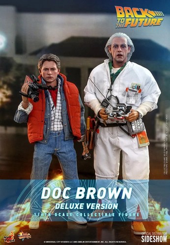 Back To The Future 1/6 Doc Brown Deluxe Version 30 cm MMS610 Hot Toys - Bild 3 von 11