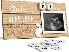 Sonogram Picture Frame,Baby Ultrasound Picture Frames With Pregnancy Countdown W