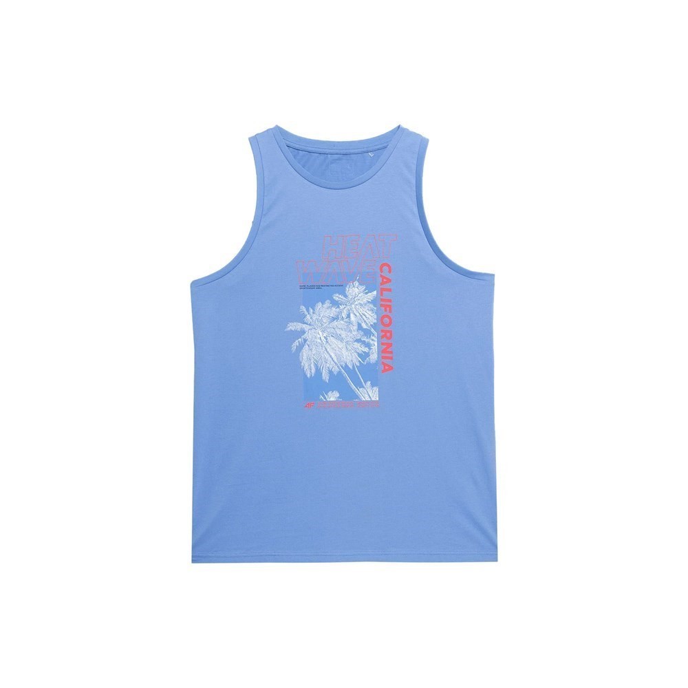 Футболки универсальные Herren 4FSS23TTSHM354NIEBIESKI 4FSS23TTSHM354NIEBIESKI Blau
