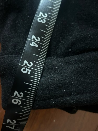 Old Navy Men’s Wool Blend Jacket Black Zip Up Size Medium Quilted Lining Y2K - Picture 10 of 10