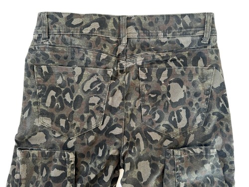Democracy Womens Size 4 Ab Technology Green Camo Pants Zipper Pockets - Picture 8 of 16