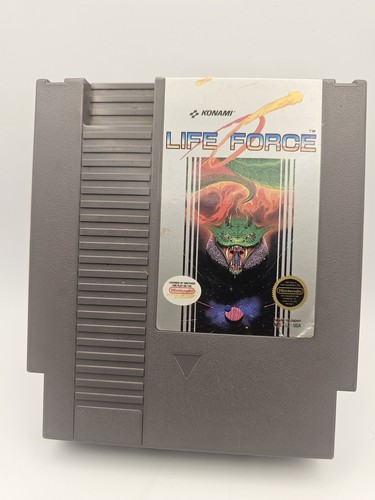LIFE FORCE - Nintendo NES (Authentic) Game, Tested & Working With Dust Cover - Picture 2 of 7