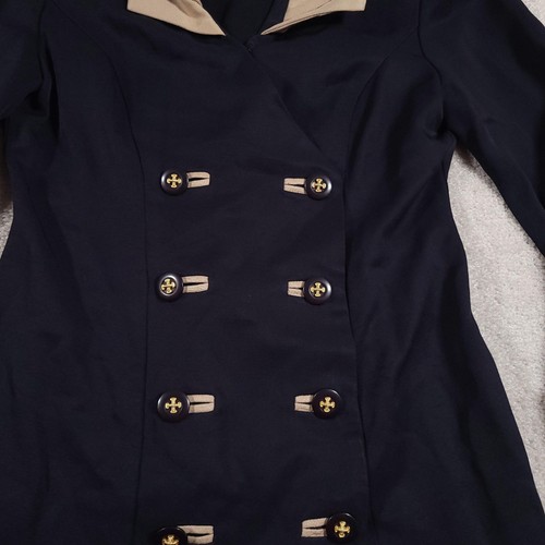 Vintage Petite Sophisticate Coat Womens 4P Double Breasted Long Made USA 90s - Picture 4 of 13