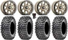 ITP Inertia Bdlk 14" Wheels Br +40mm 32" Roxxzilla 396 Tires Renegade Outlander