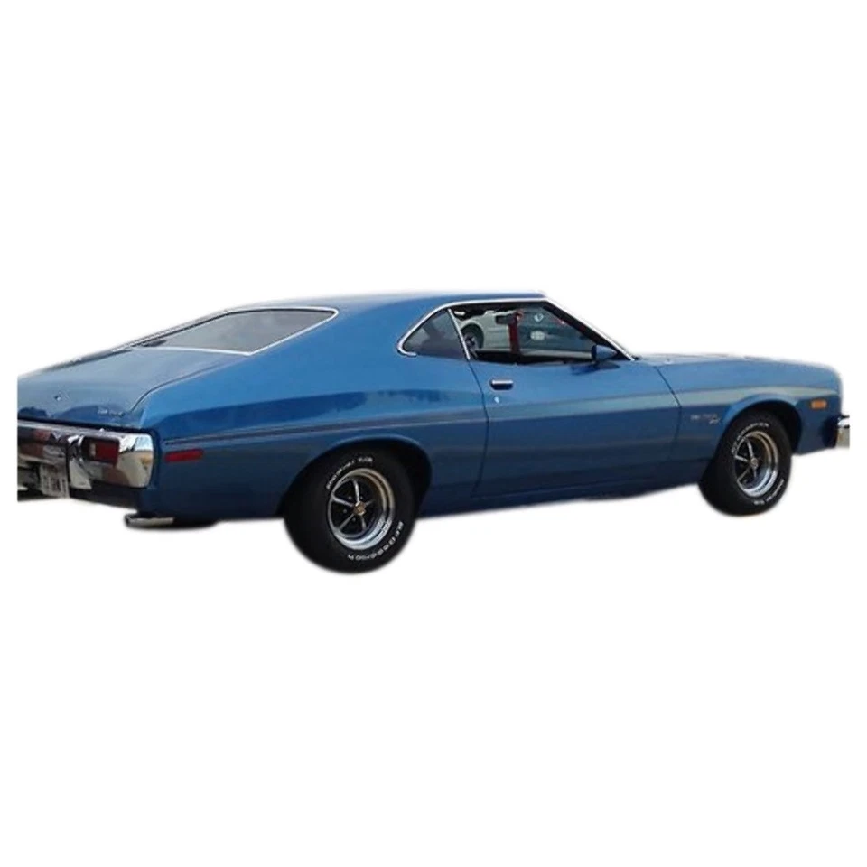 Комплект фетровых стеклоподъемников уплотнительная полоска для 2-дверного Ford Torino 1972-1975 годов выпуска Fastback - Изображение 4 из 4